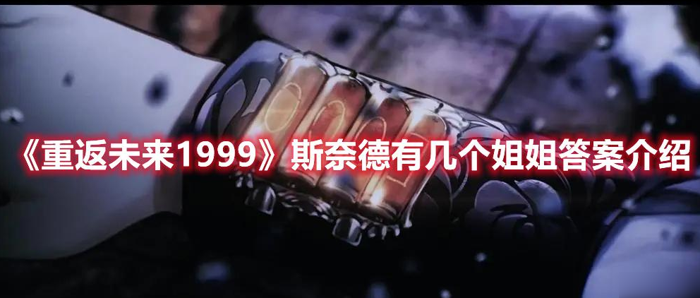 《重返未来1999》斯奈德有几个姐姐