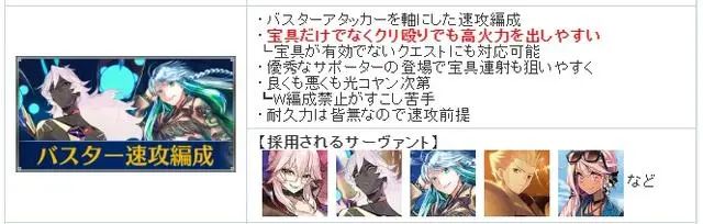 《fgo》节奏榜2024一览