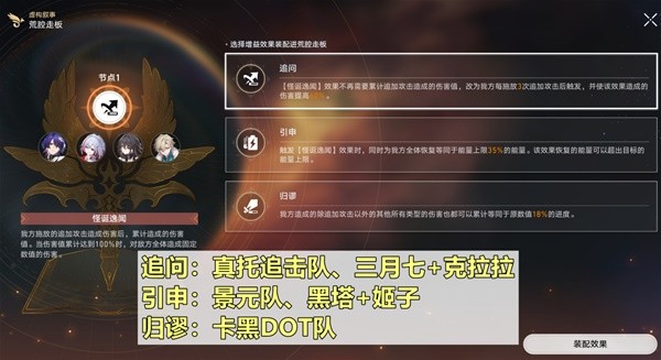 《崩坏星穹铁道》2.1虚构叙事第二期追击队怎么打