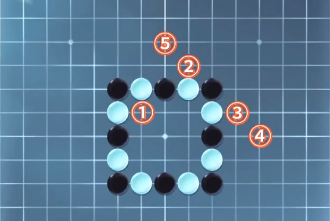 《逆水寒手游》五子棋残局三十四怎么过